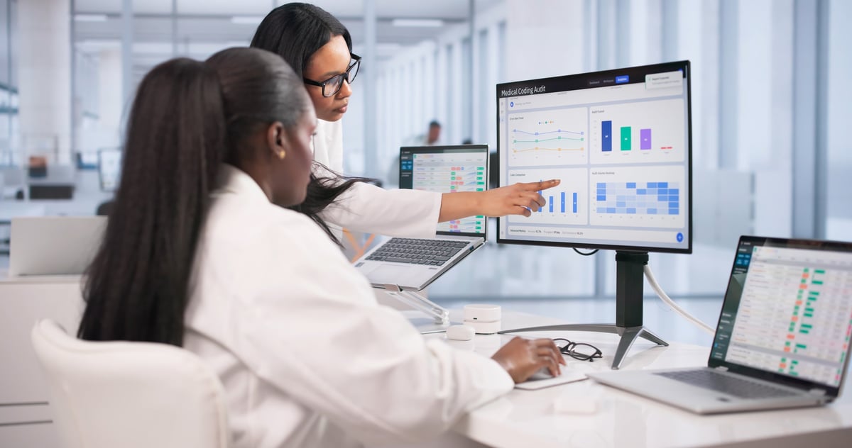 Medical Coders Review Patient Records Carefully Using Software Tools Together